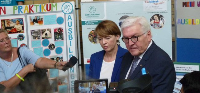 Bundespräsident Steinmeier informierte sich über Ausbildungspakt „Starke Nordstadt“