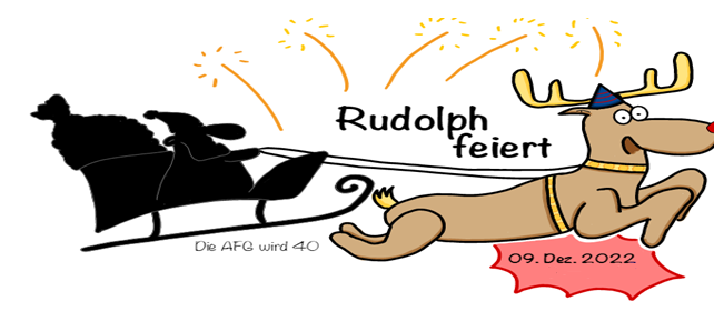 Die AFG wird 40. Wir feiern mit Rudolph bei unserem Tag der offenen Tür